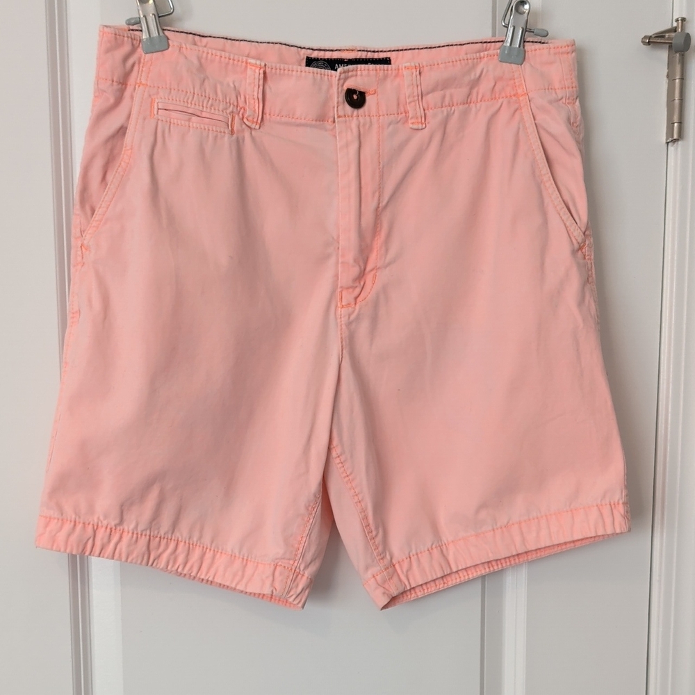 American Eagle Outfitters Prep Chino Flat Front Shorts